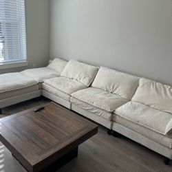 4 Seat Sofa with Ottoman (brand new)