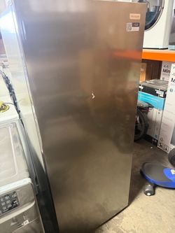 New Frigidaire upright freezer stainless steel