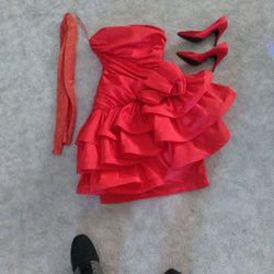 Red Dress Size 8