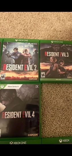 Resident Evil 2 Remake, Resident Evil 3 Remake, Resident Evil 4 Remake Xbox Series X