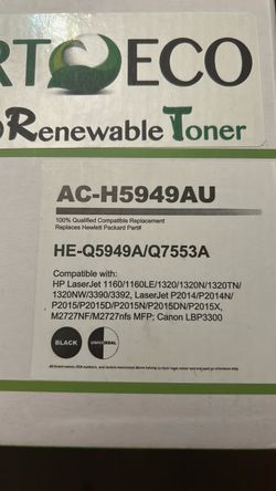 PartECO AC-H5949AU Compatible Black Toner Cartridge