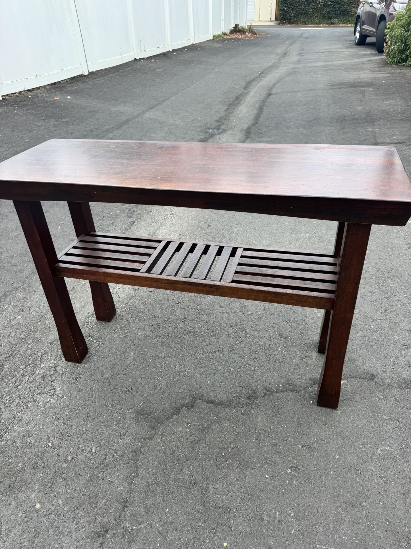Entryway Table with Shelf