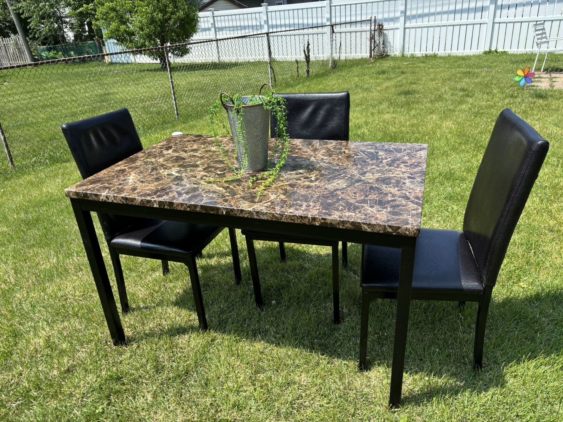 Table Wt 3 Chairs