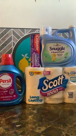 Household Bundle – Persil, Snuggle, Scott, Colgate price is firm