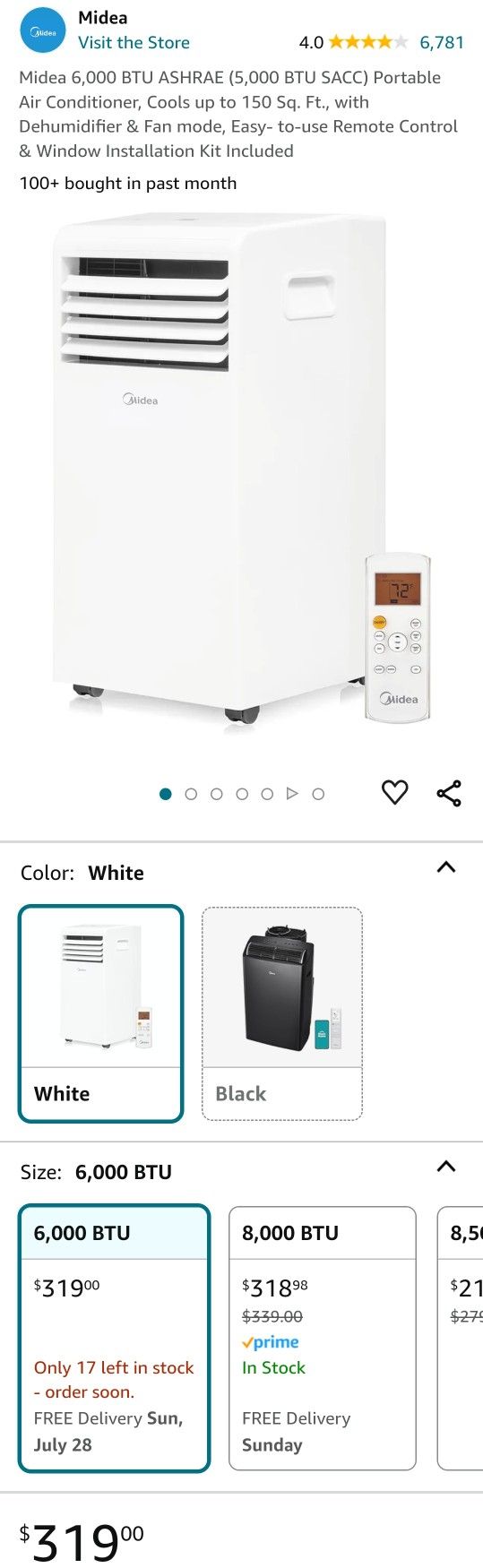 Midea Portable AC