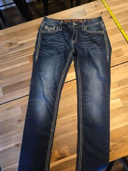 Rock Revival Saralynn Easy Skinny Jeans Size 29
