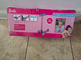3 wheel tilt scooter Barbie