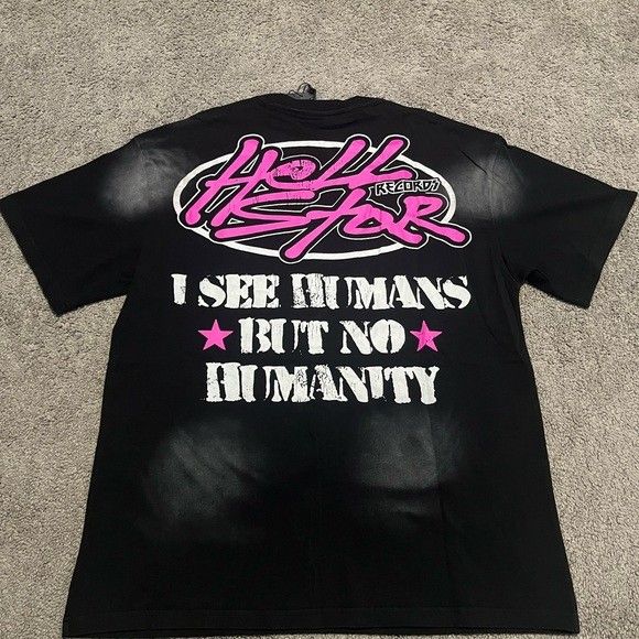 Hell Star TShirt Black And Pink Size M