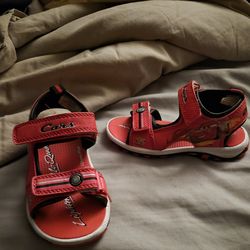 Little boy cars sandles size 8c