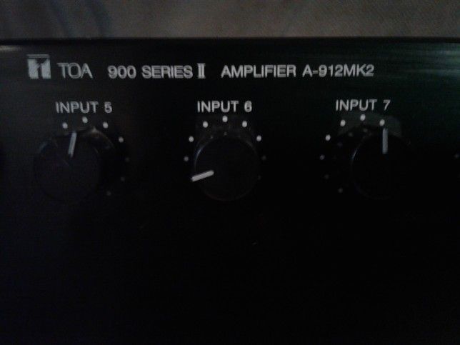TOA 900 SERIES II Amplifier And Mixer #A-912MK2