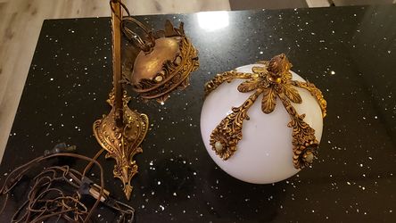 Vintage hanging sconce lamp