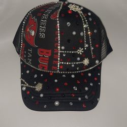 Custom Bling Bucs Trucker Hat
