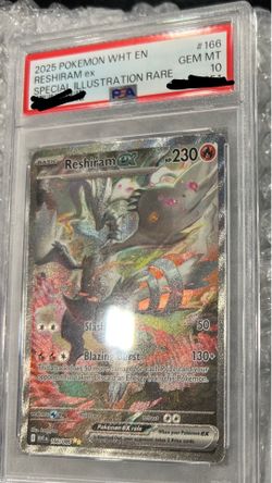 PSA 10 Reshiram Sir white flare