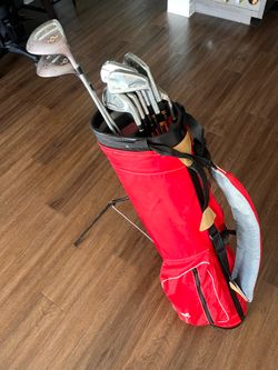 Golf Club Set with Stand Bag and Many Clubs