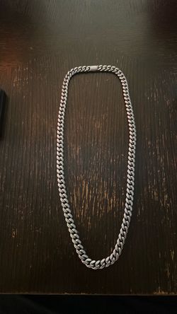 Silver Cuban Link Chain