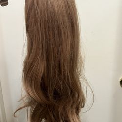 Brand new Halloween chestnut color long wavy simulated wig. With label
