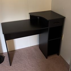 Black desk
