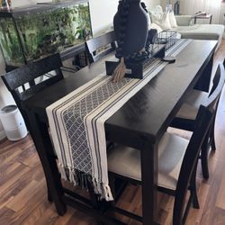 High Espresso Dinning Table