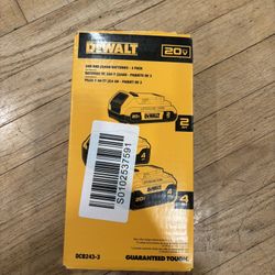 Dewalt Batteries 3 Pack