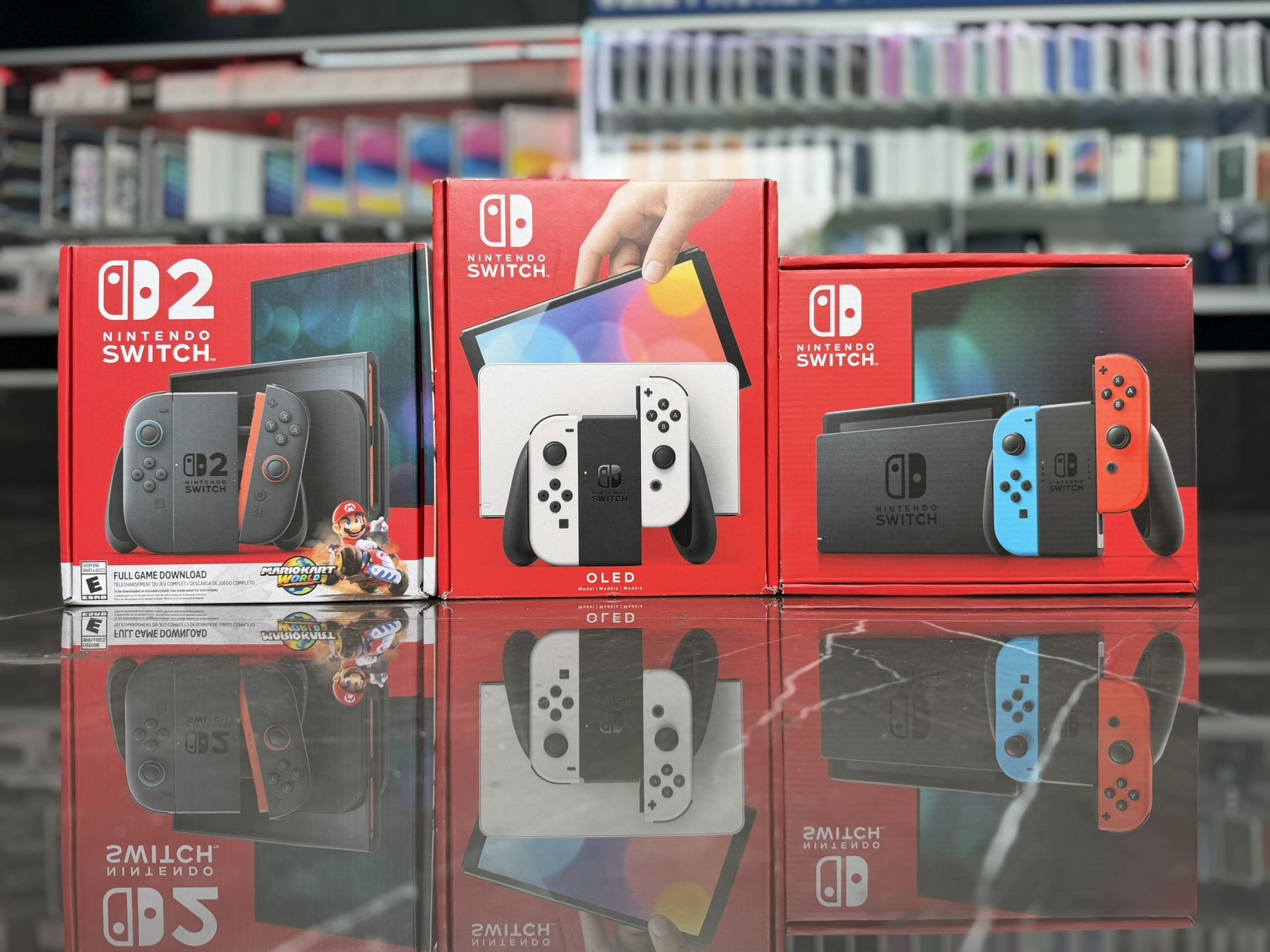 Nintendo Switch 2, Nintendo Switch OLED, & Nintendo Switch Classic ((Take It Home In Payments/ llévatelo a casa en pagos) 