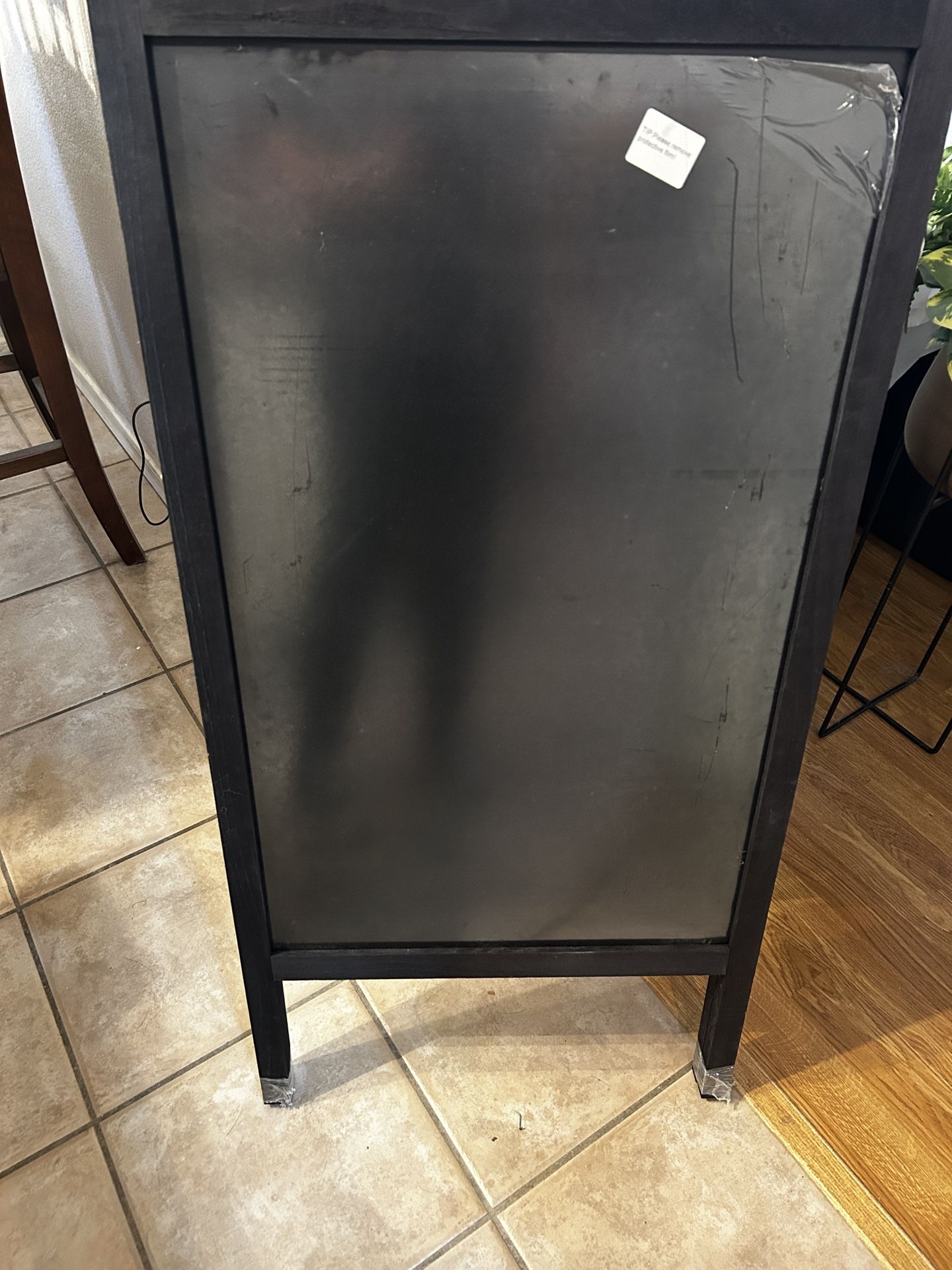 Magnetic Standing Double sided Chalkboard Brand New