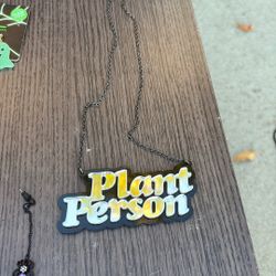 Plant Person Necklace Or Decoration