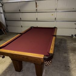 Pool Table - Olhausen 8ft Teak