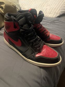 Jordan 1 Retro High OG Patent Bred Size 10.5