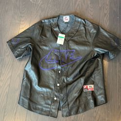 Nike X SUPREME Leather Jersey & Warm Up Pants Brand New Size XL