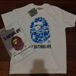 White and Blue Camo T-Shrit