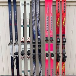 5 Pairs of Skis 