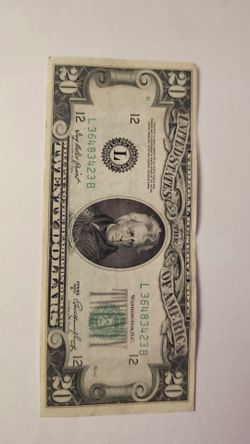 $20 bill 1950 crisp