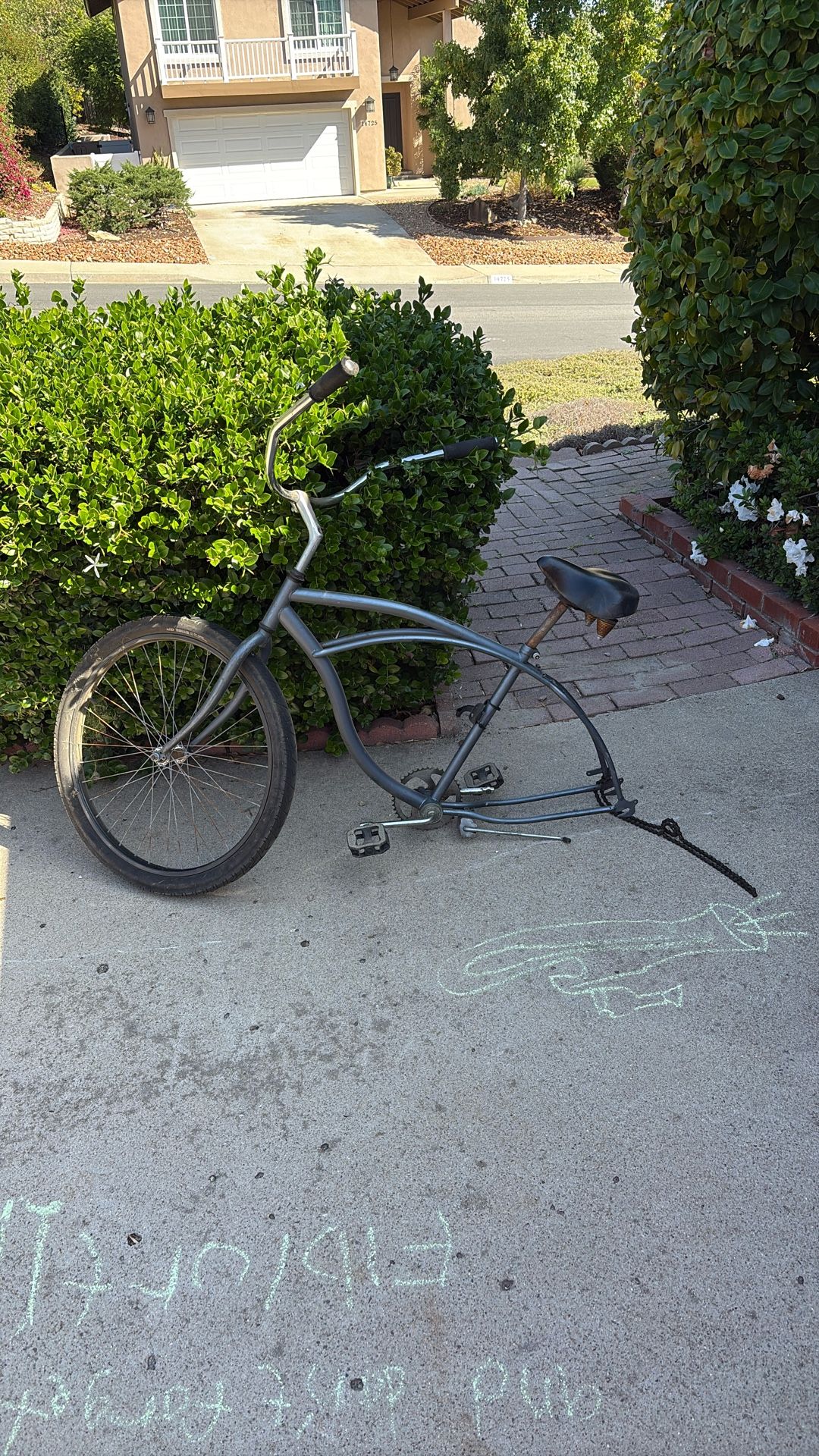 Men’s Beach Cruiser Missing Back Wheel