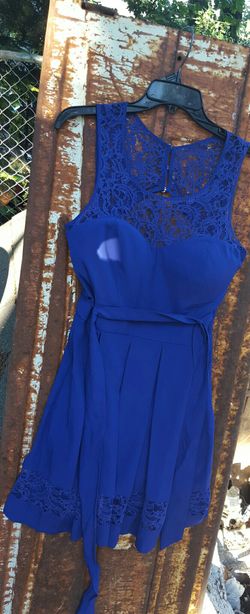 Guess blue dress