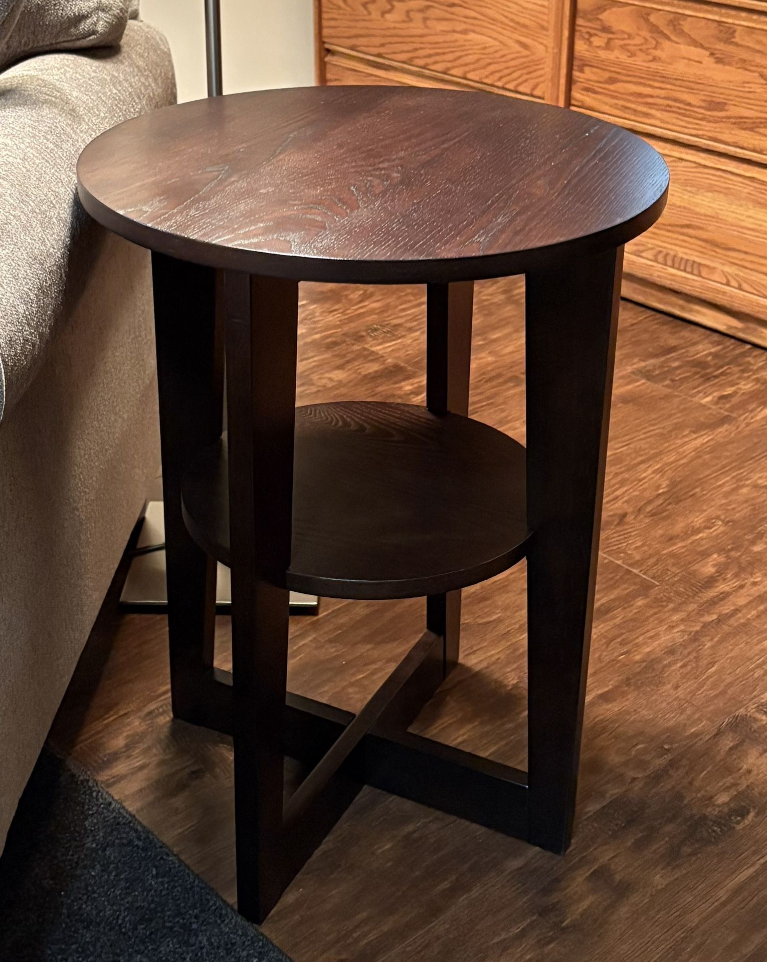 End Table With Shelf