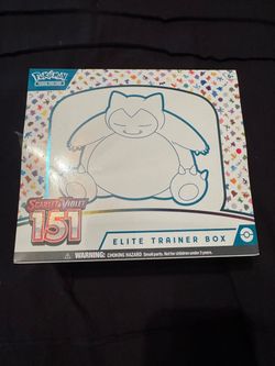 Pokémon TCG Scarlet & Violet 151 Elite Trainer Box ETB - Factory Sealed slight tear