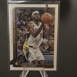 2025-26 Topps #50 Jarace Walker Indiana Pacers NBA Basketball Base Set Card
