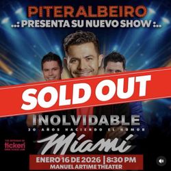2 Tickets Piter Albeiro For Tonight Friday 16 Miami Florida 