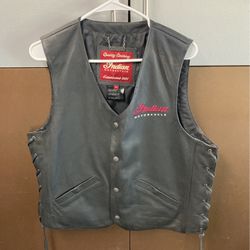 Leather Riding Vest 