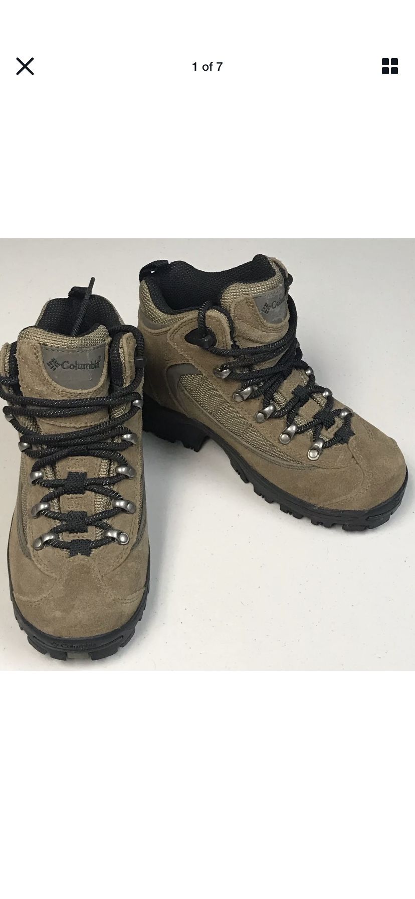 Columbia Copper River Boot BL size 9 Suede Lace Up Hiking Boot