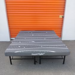 Sweetnight Folding Mattress — (Queen Size) — 4-Inch Foldable Mattress for Travel, Camping, Guest Bedroom - Compact (Mattress Only)