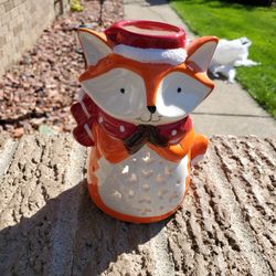 Fox Holiday Tealight Holder
