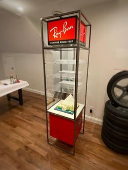 Display case showcase stand