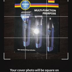 3 In 1 Barber Set Nose Trimmer Clippers And Face Trimmers 3 Months Old 