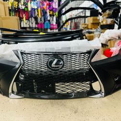 2006-2013 Lexus IS250 IS350 Conversion to GS F-Sport front bumper + Foglight