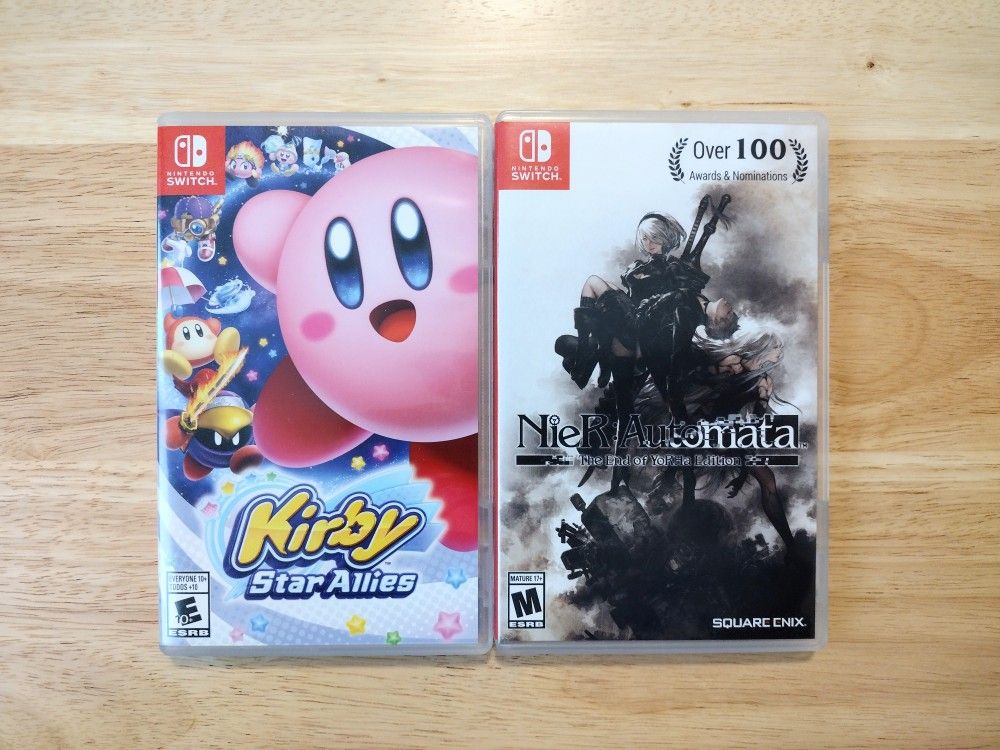 Kirby Star Allies & Nier Automata Nintendo Switch 