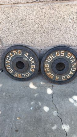 10 lbs Standard plates