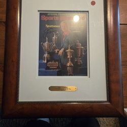 Limited Edition Framed Autographed Jack Nicklaus Portrait With COA 