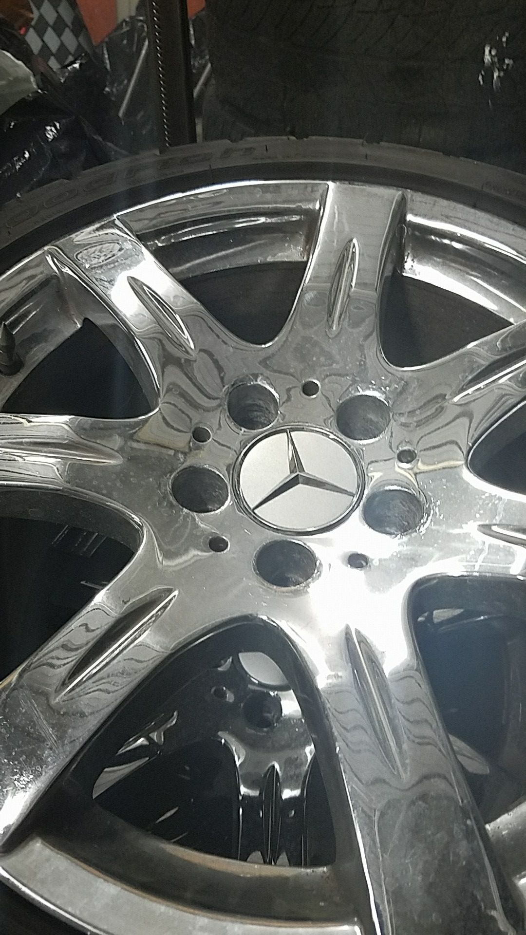 Mercedes stock 17" wheels. Set of 4.