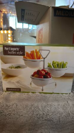 Pier 1 Imports Buffet Style Condiment Set